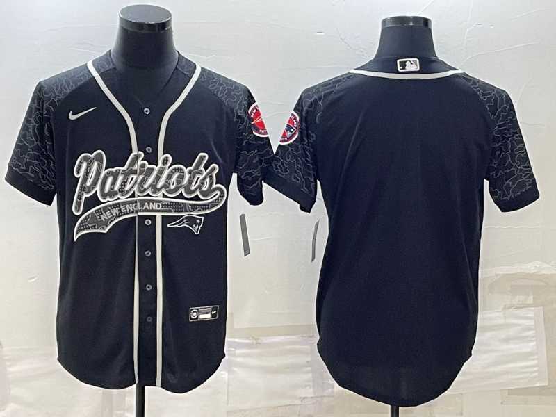Men's New England Patriots Blank Black Reflective With Patch Cool Base Stitched Baseball Jersey,We sell and wholesale Men's New England Patriots Blank Black Reflective With Patch Cool Base Stitched Baseball Jersey on line form chian!